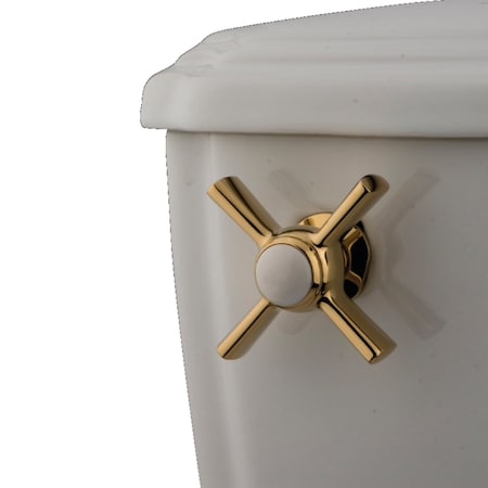 Kingston Brass KTZX2 Tank Lever, Polished Brass KTZX2